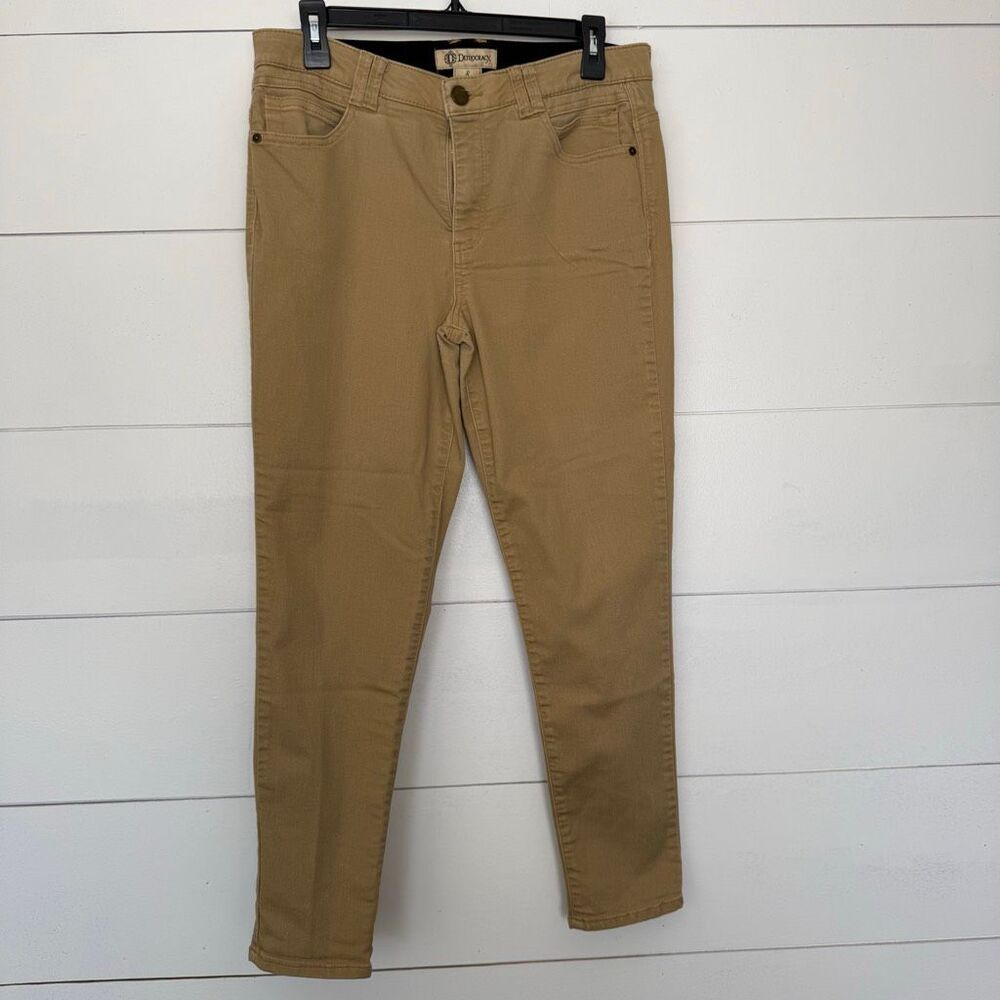Democracy Women’s 8 Ab Technology Khaki Pants Ankle Stretch